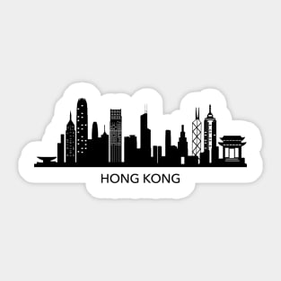 Hong Kong Skyline Sticker